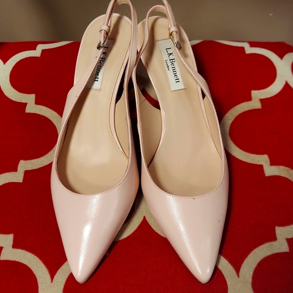 L.K. Bennett Sling Back Heels - Picture 1 of 5